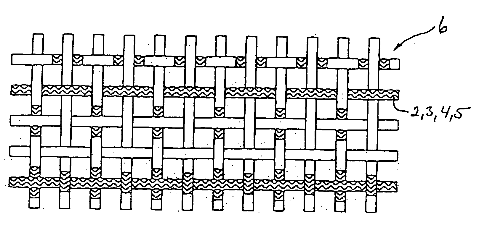 Textile product having an integrated sensor for measuring pressure and temperature