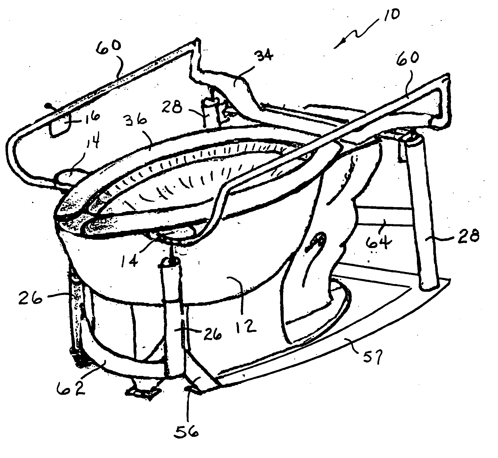 Air pressure seat lift