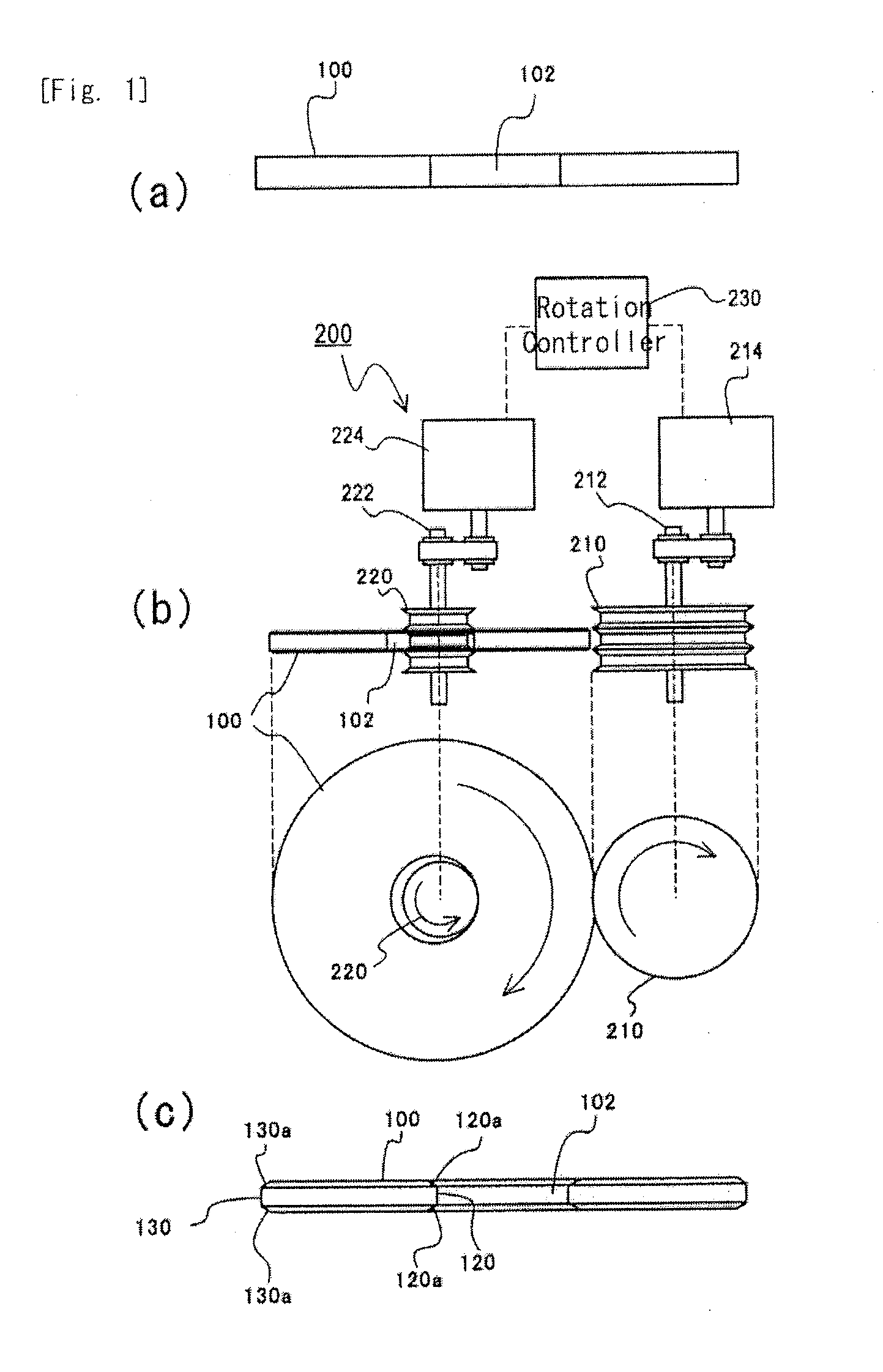 Method for manufacturing a glass substrate for a magnetic disc