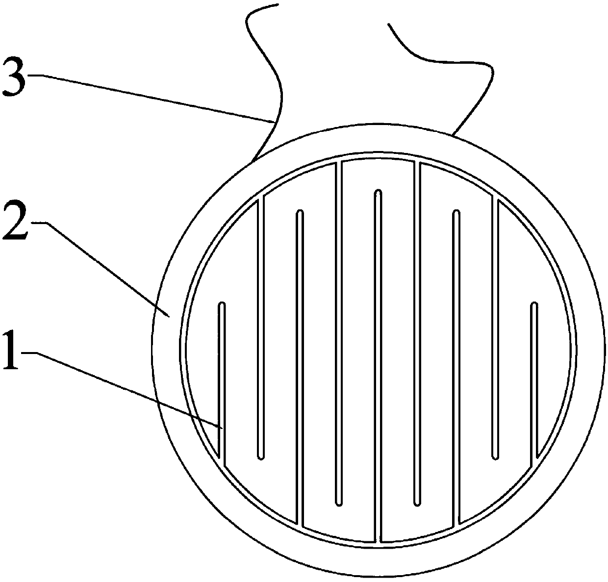 A composite diaphragm type flat-panel earphone