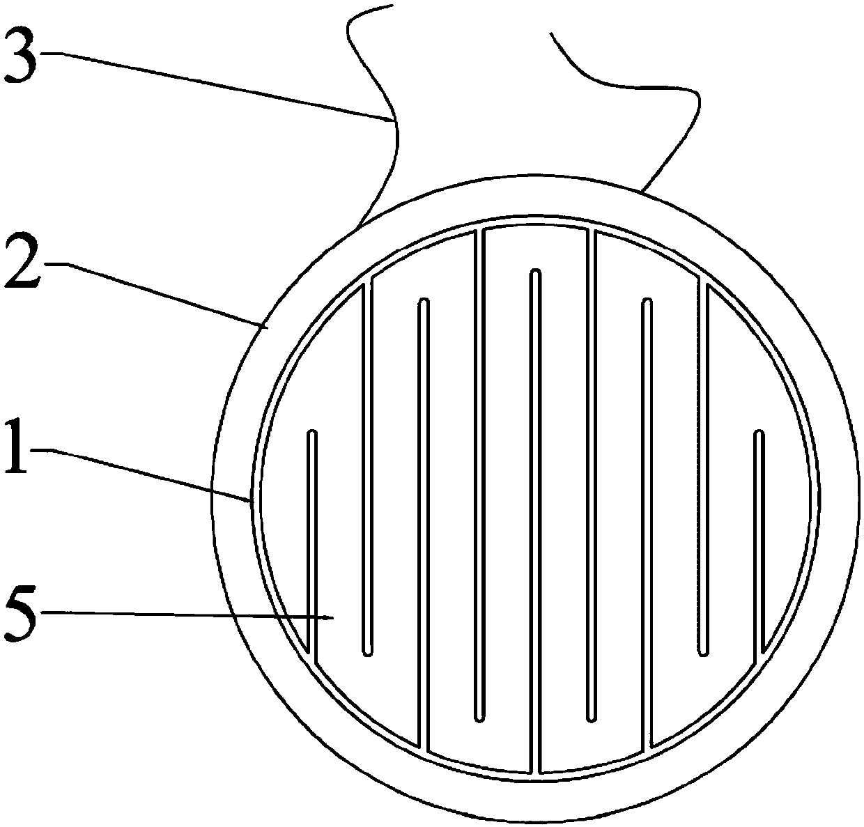 A composite diaphragm type flat-panel earphone