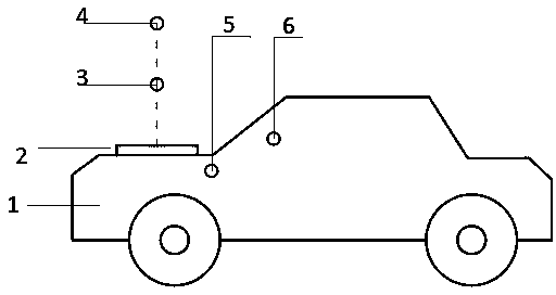 Method for testing engine vibration noise under whole-automobile condition