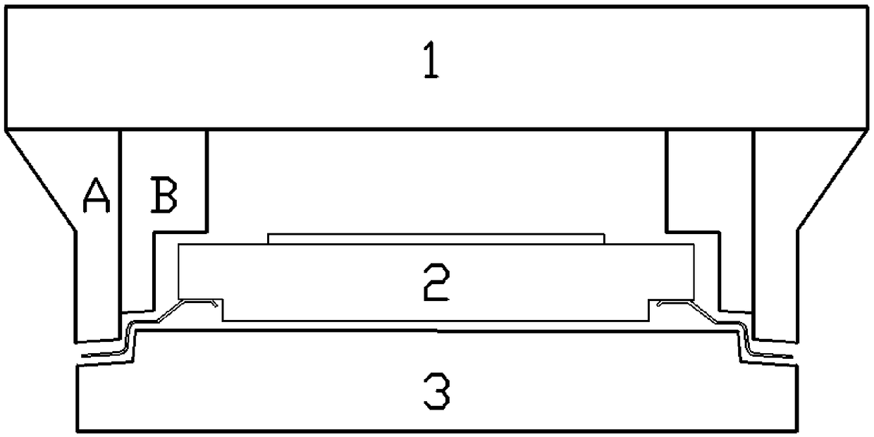 Wing-shaped lead SOP (small outline package) device and technological method for forming leads of wing-shaped lead SOP device