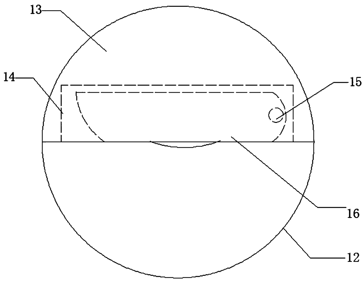 Small folding window crushing self-rescue device