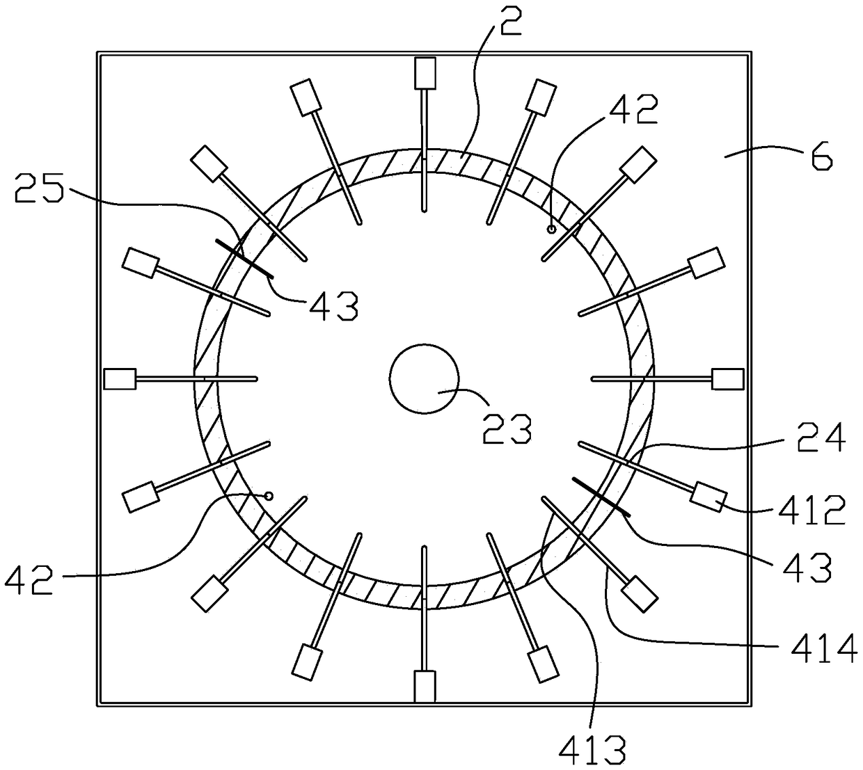 Material arch breaking system, arch breaking method and discharging bin with material arch breaking system