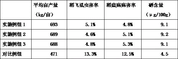 Selenium-enriched foliar fertilizer for paddy rice