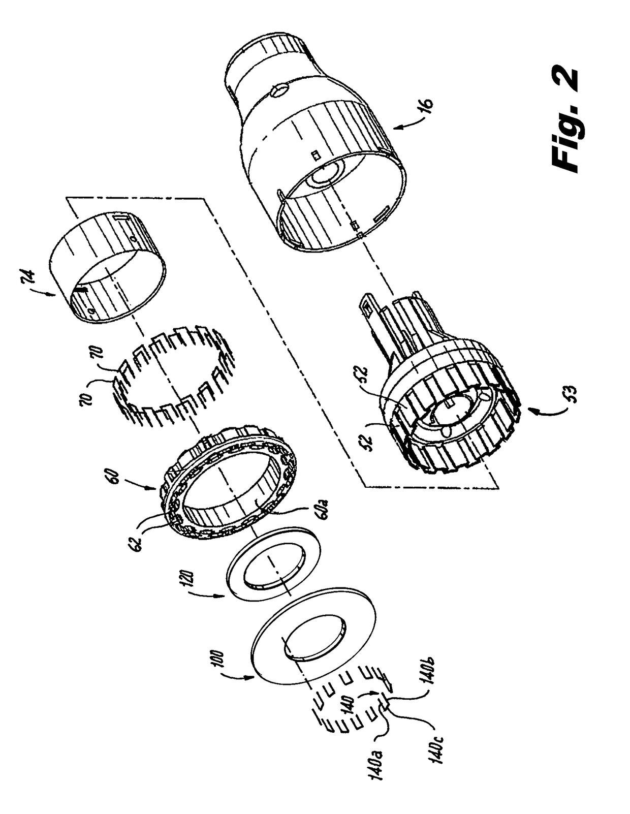 Circular surgical stapling device including buttress material