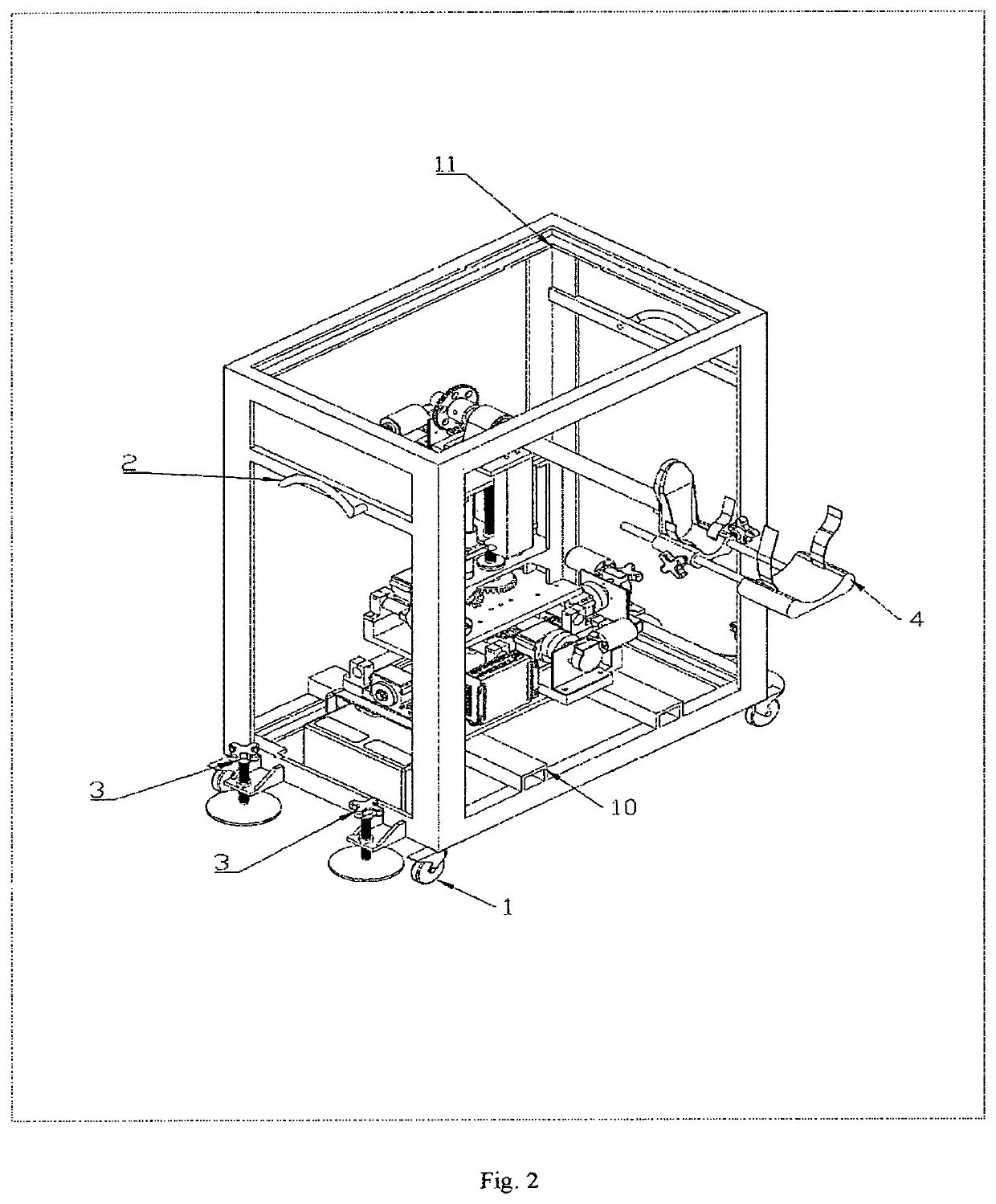 Traction provider robot for patient's fractured foot in surgical operation