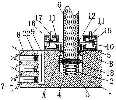 Sound insulation type glass bracket for producing automobile parts