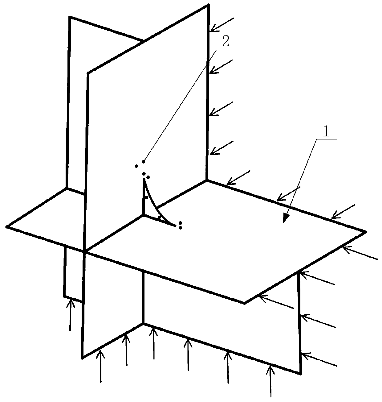 Numerical inversion analysis method based on structural stress monitoring result