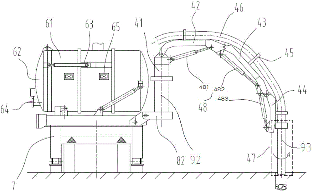 Suction type sewer scavenger with excavating