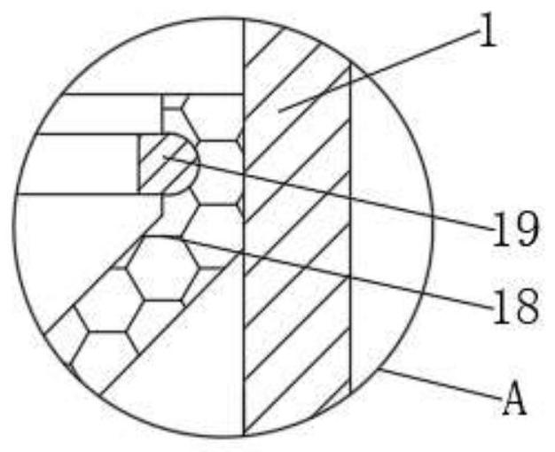 Material mixing device for coating processing