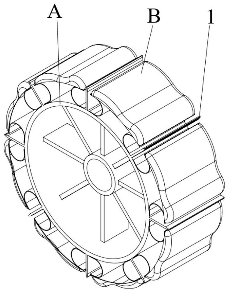 A bionic walking wheel with low dust and high traction on the lunar surface