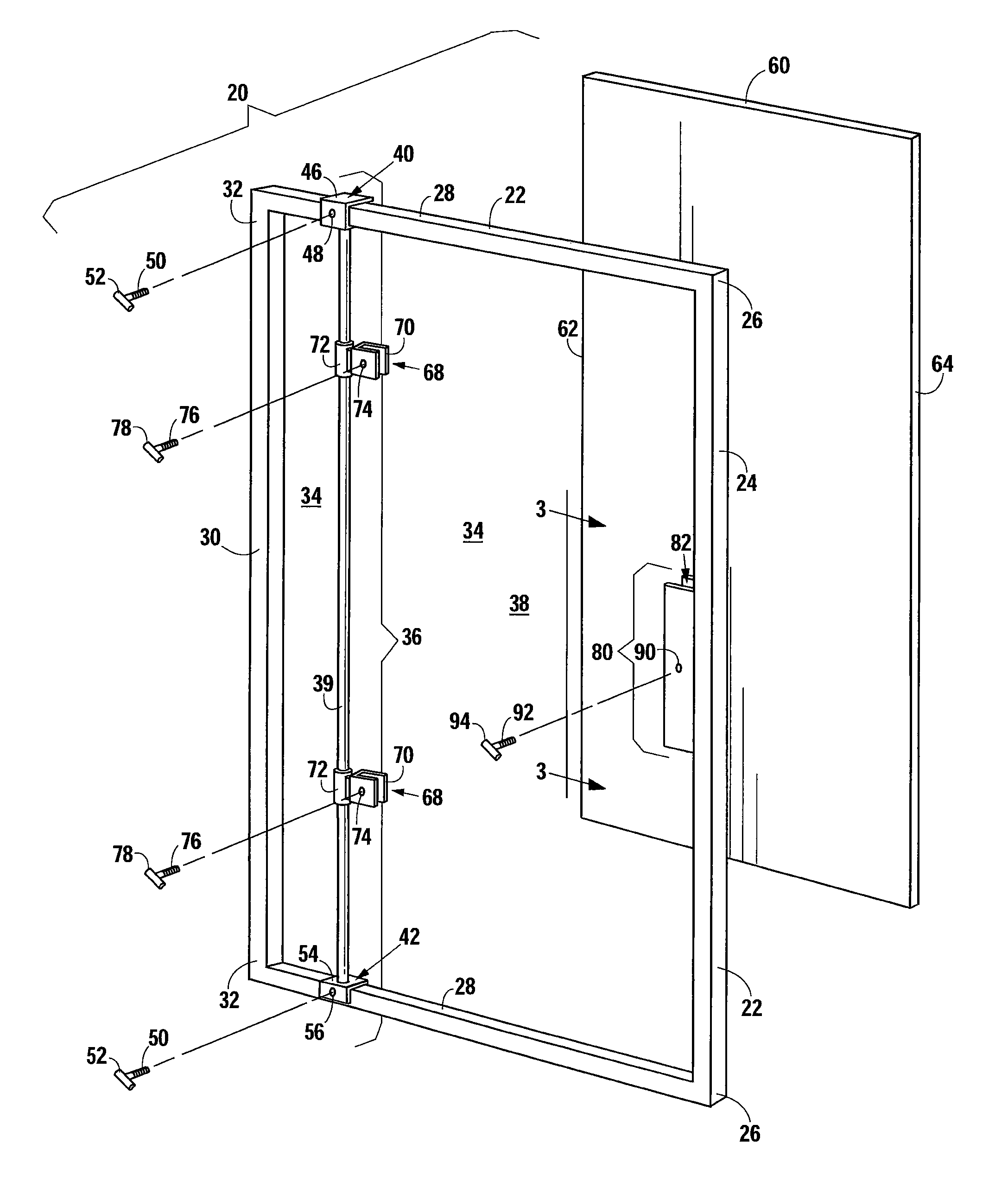 Explosive breach training system