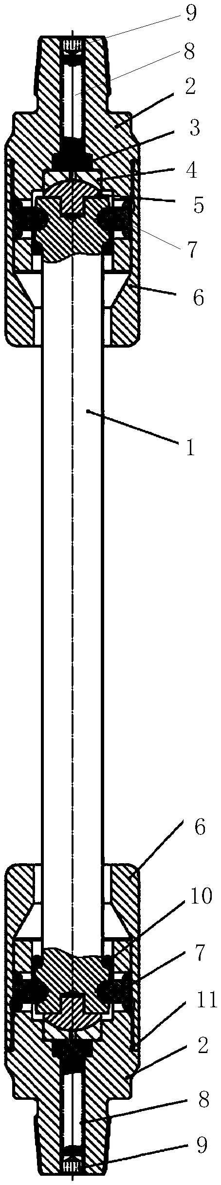 Compensated sealed cardan shaft