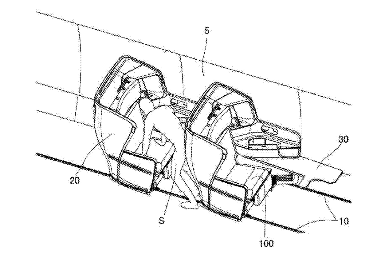 Passenger seat for aircraft