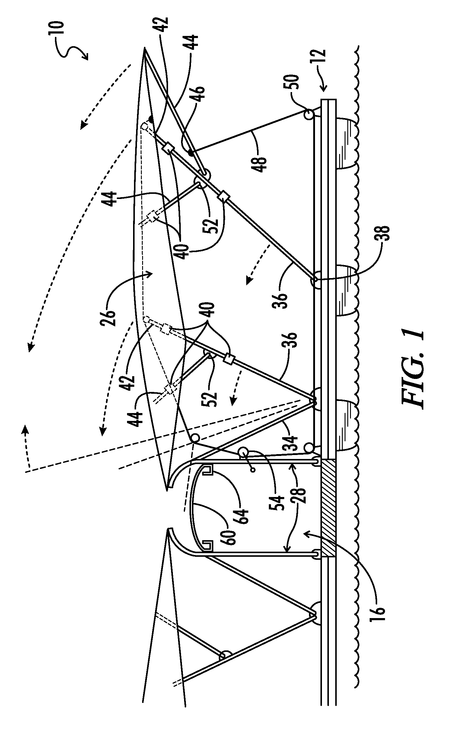 Retractable boat slip cover