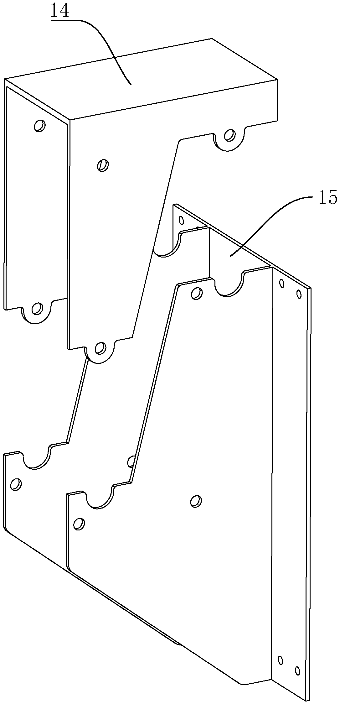 Quick mounting structure for steel structure