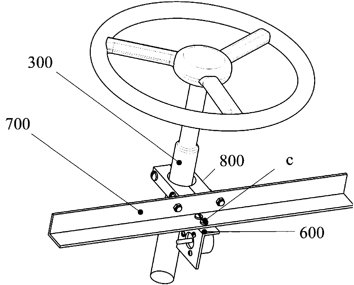 Automobile pedal stroke testing device and method