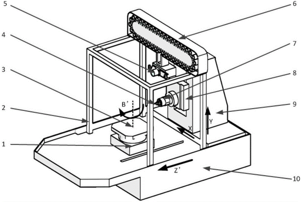 Real-time anti-collision method for numerically-controlled machine tool