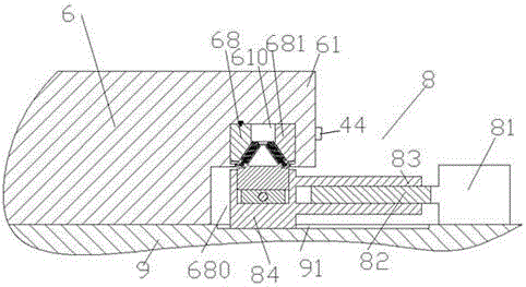 Floating type machining work table device