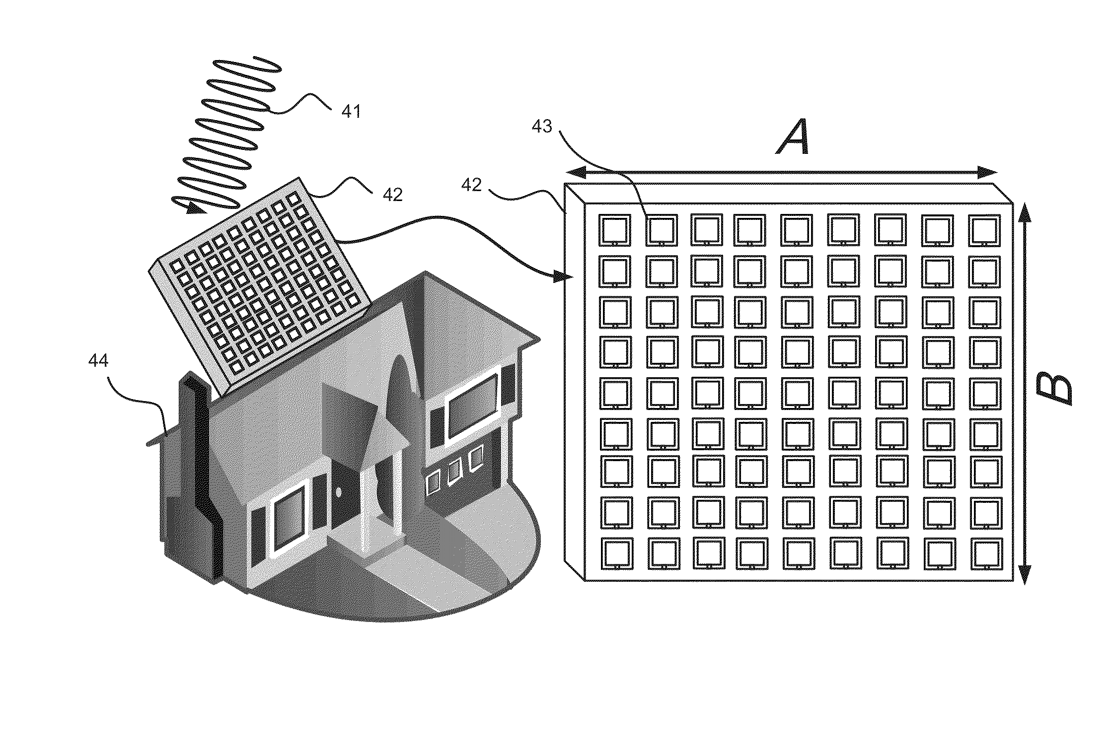 Metamaterial Particles for Electromagnetic Energy Harvesting