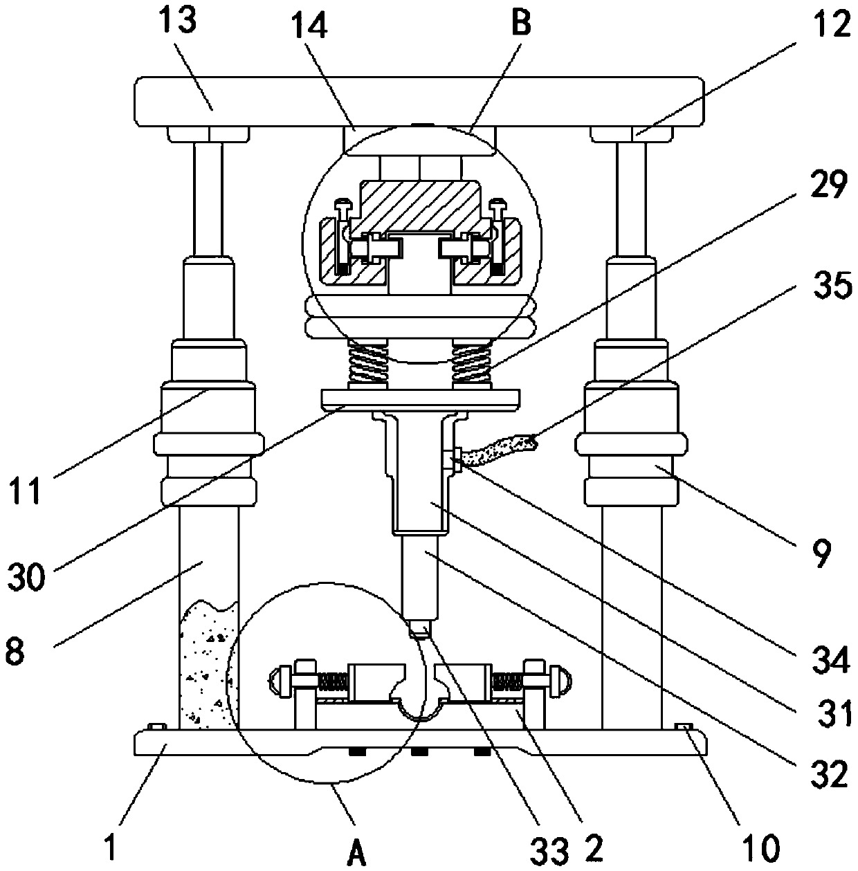 Die-casting machine convenient to disassemble and convenient to clean