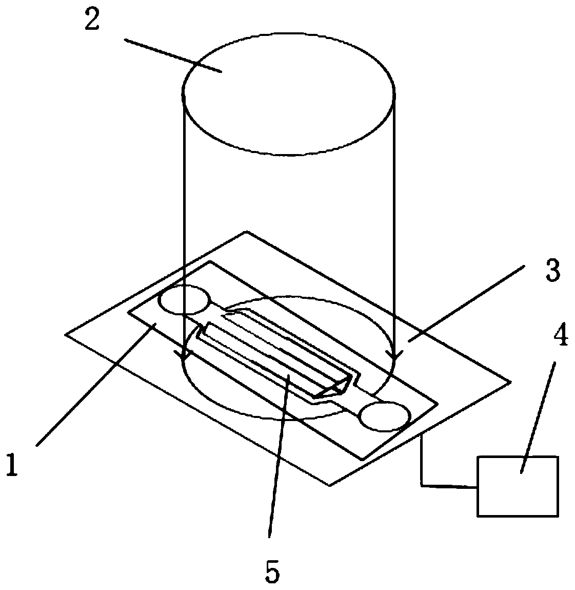 Flow cytometer based on micro-fluidic three-dimensional focusing technology