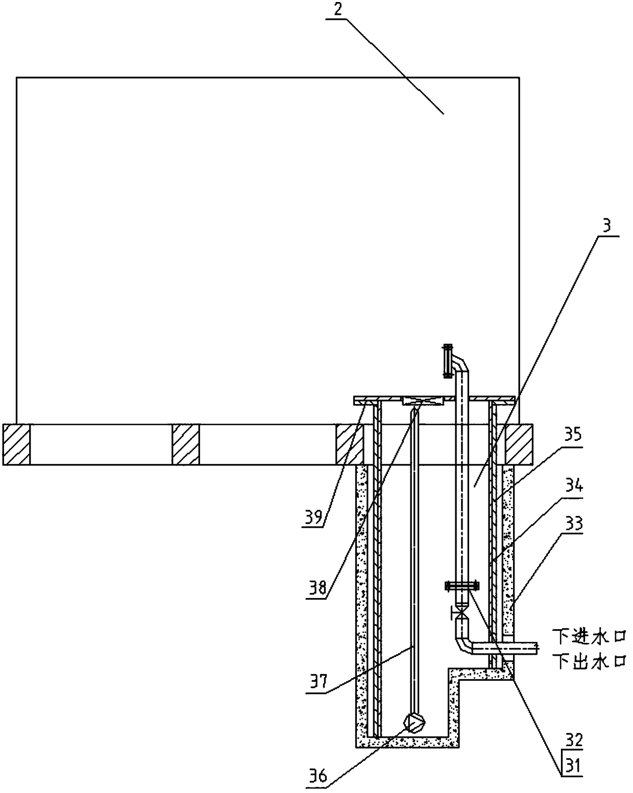 Anti-freezing intelligent integrated pump station adopting underground water inflow and discharge