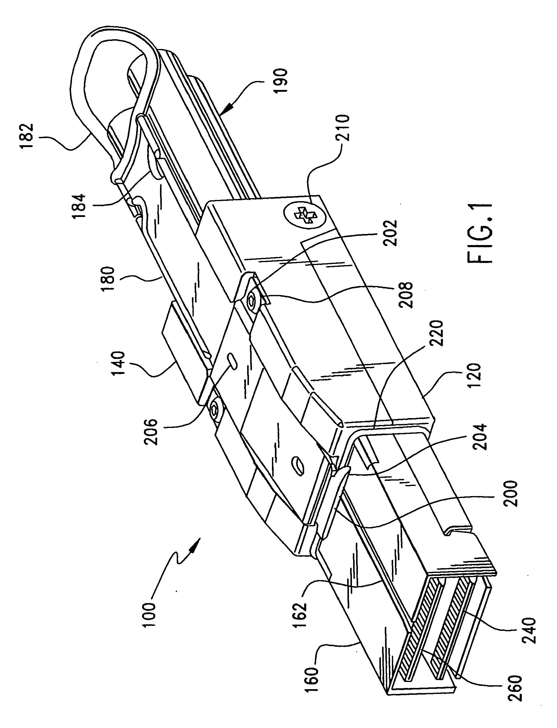 Modular connector with EMI protection