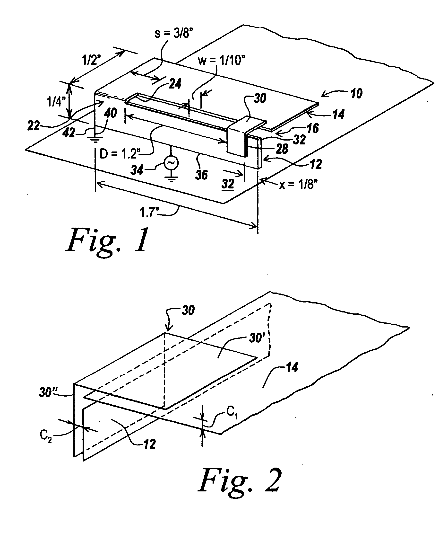 Meander-lineless wide bandwidth l-shaped slot line antenna