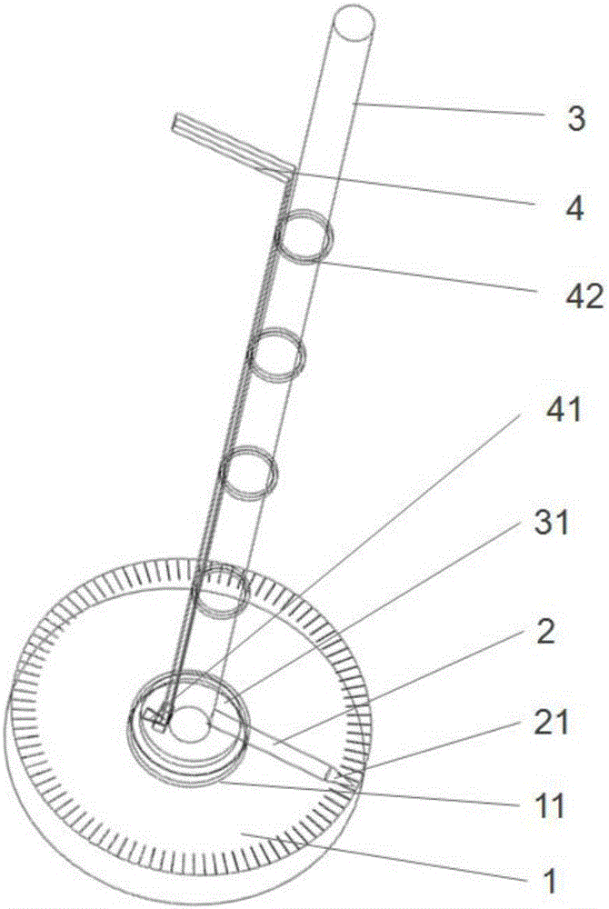 Angle gauge for measuring aortic sinus angle