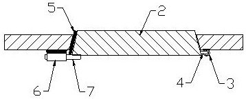 Steel column manhole structure and mounting method thereof