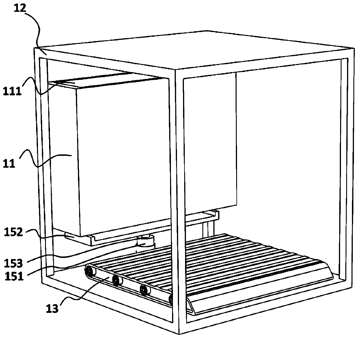 Intelligent cargo pickup transferring system for terminal warehouse