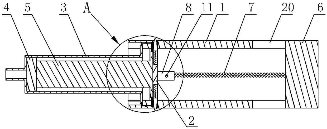 Needleless injection connecting device