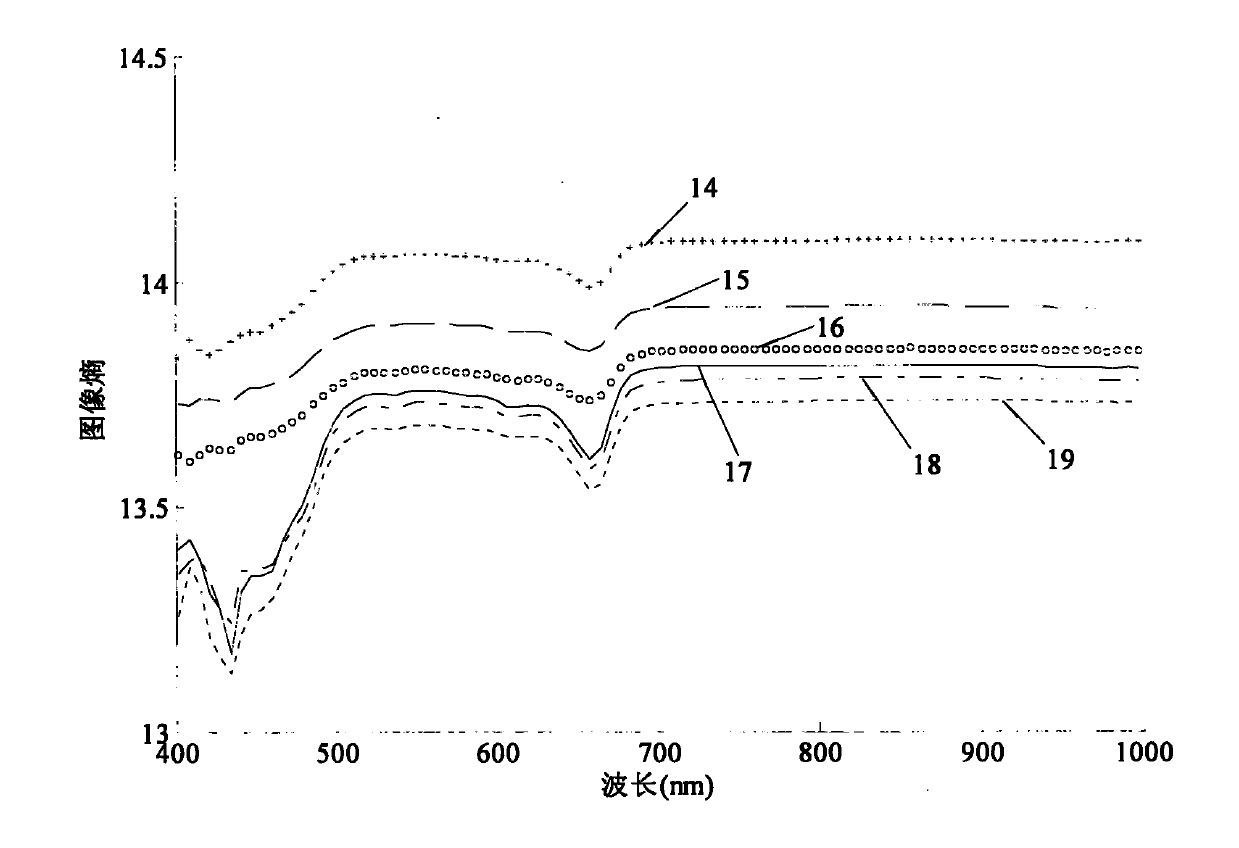 Hyperspectral-image-technology-based multi-quality nondestructive testing method for dried green soybeans