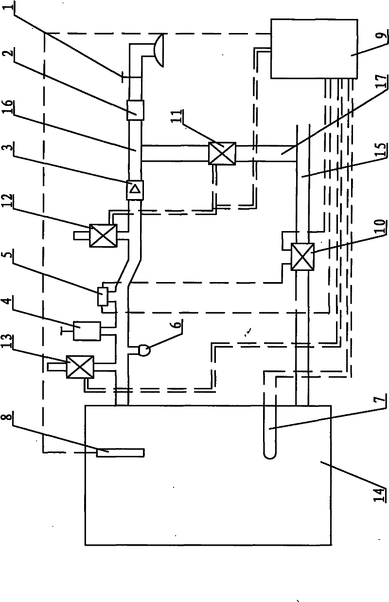 Control method of pressure-limiting glass evacuated solar water heater without water tank