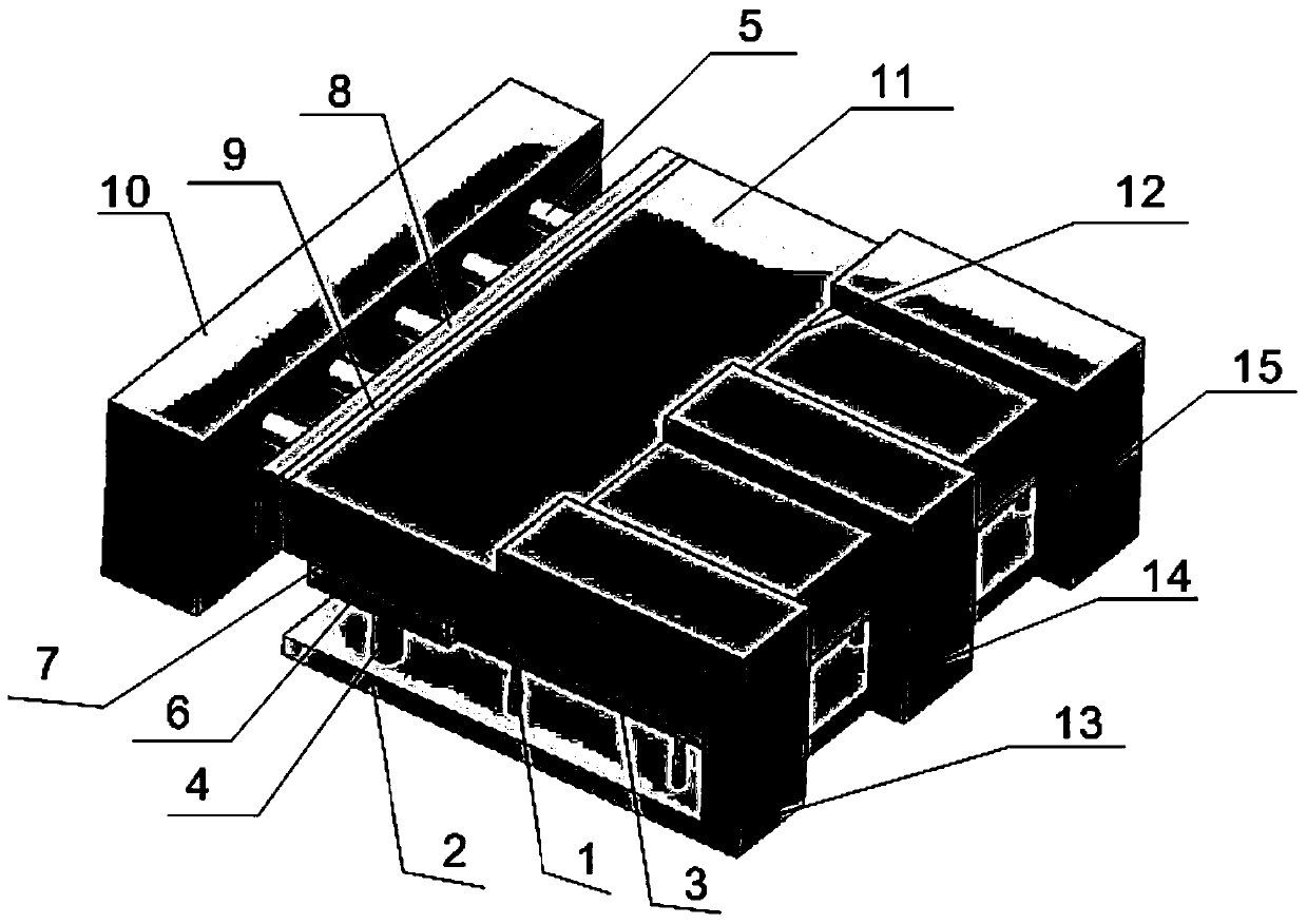 Apparatus for simulating fracture of thrust fault