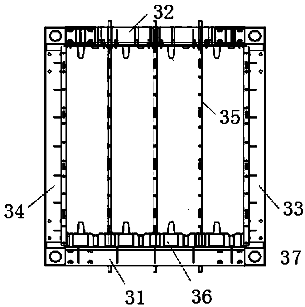 A multi-functional three-dimensional combined transformation mold