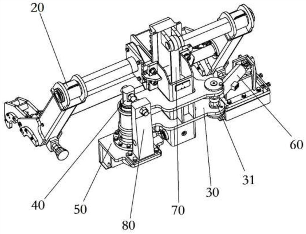 Rod feeding device of horizontal directional drilling machine