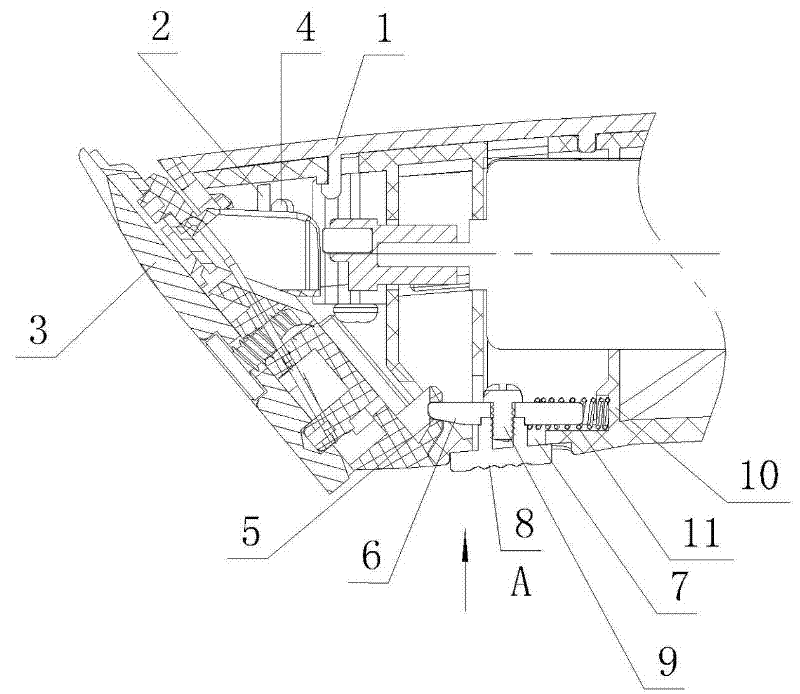 Connection structure for tool bit and handle of hair clipper