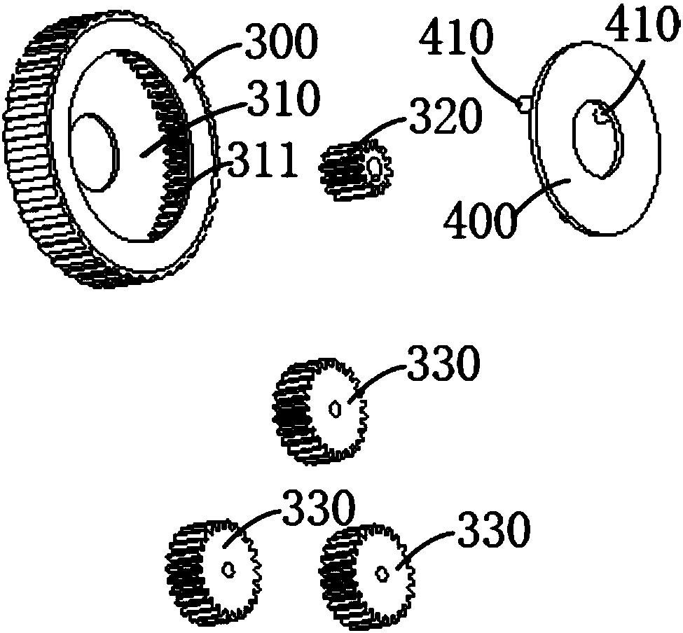 Roller brush assembly of dust collector and dust collector with roller brush assembly