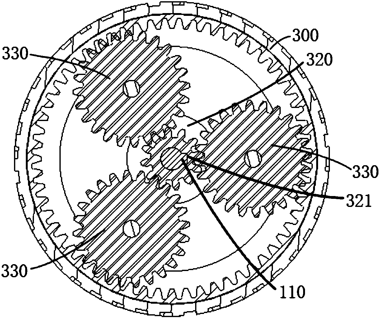 Roller brush assembly of dust collector and dust collector with roller brush assembly