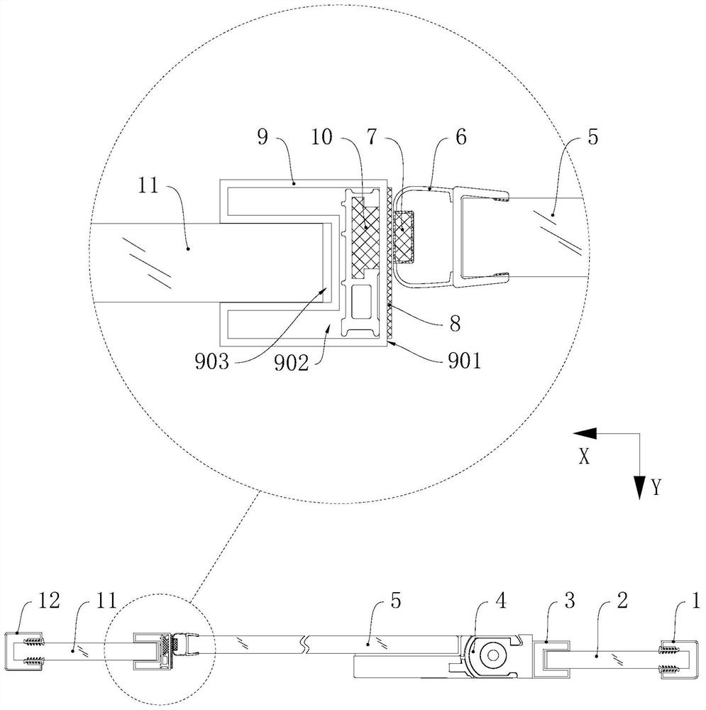 Shower door assembly