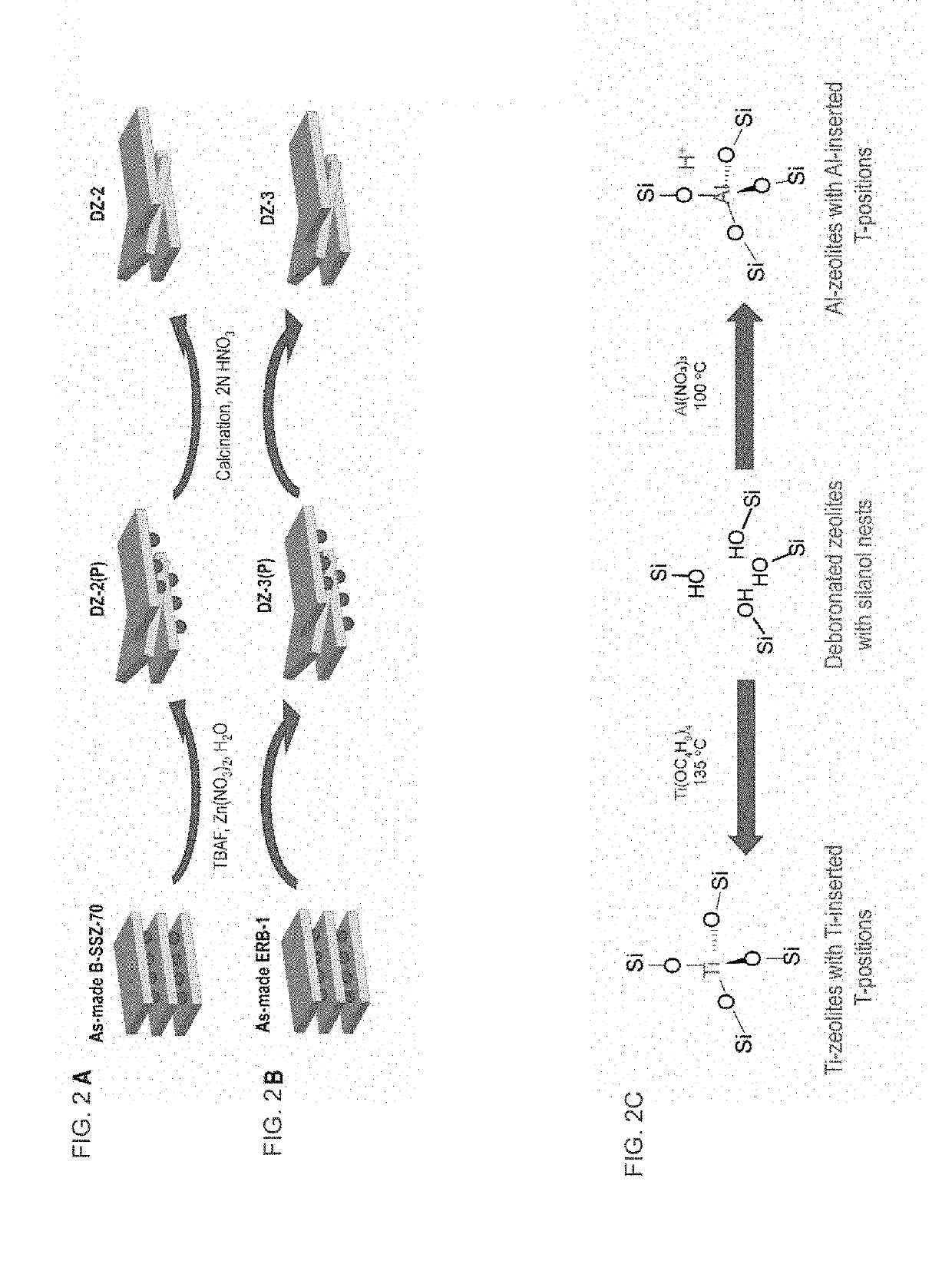 Delaminated layered zeolite precursors and method of preparing same without sonication