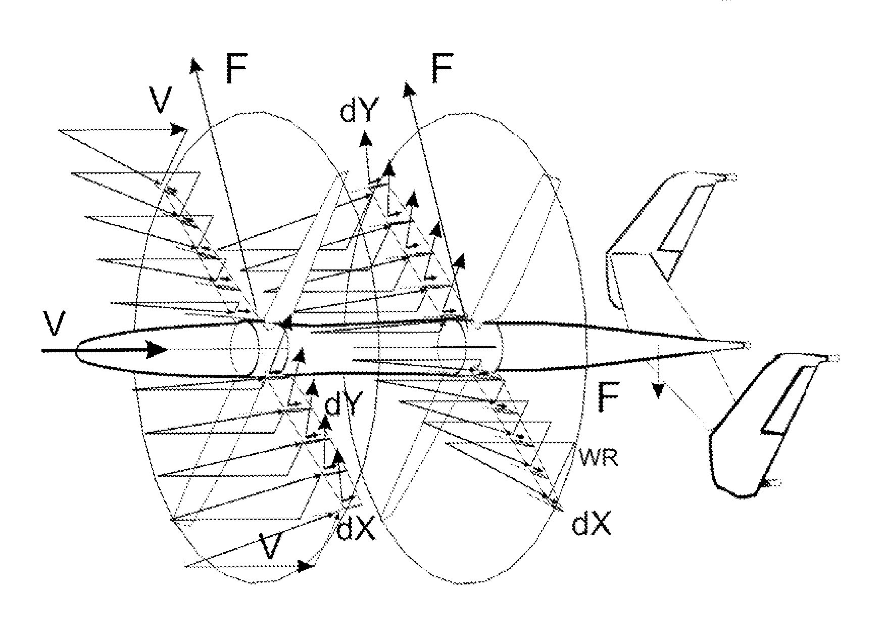 Method of flight in an expanded speed range using thrust vectoring propellers