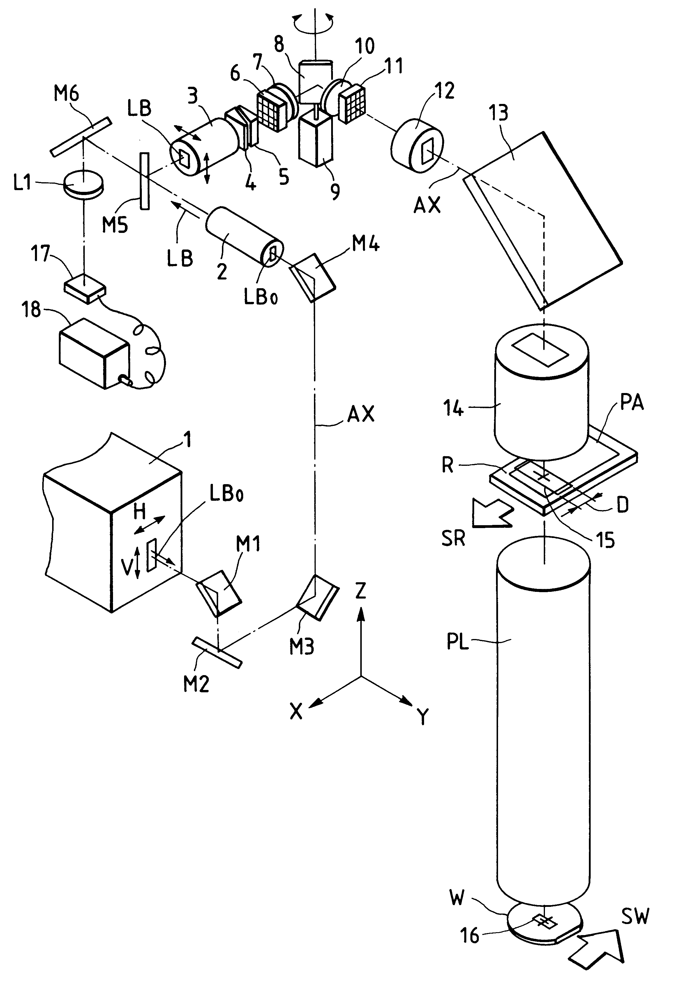 Scanning exposure apparatus