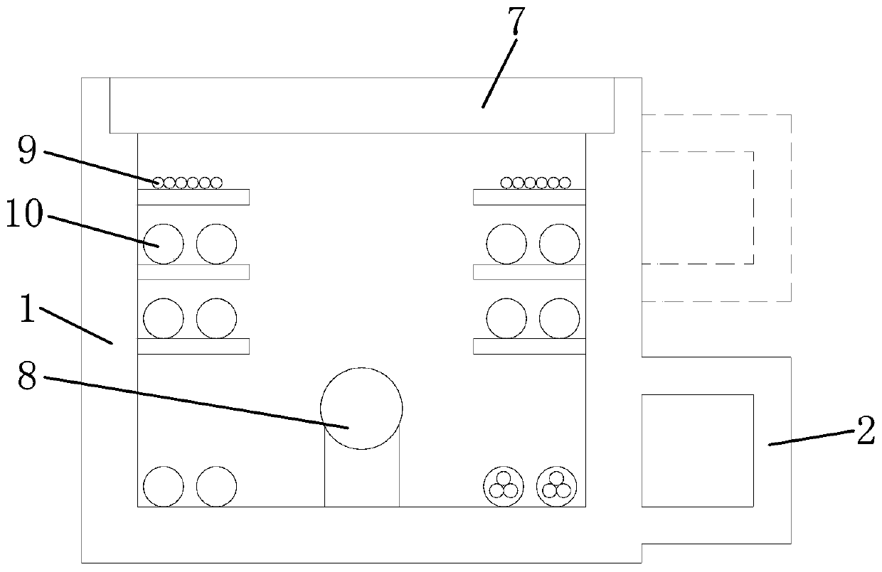 Intensive comprehensive pipe gallery