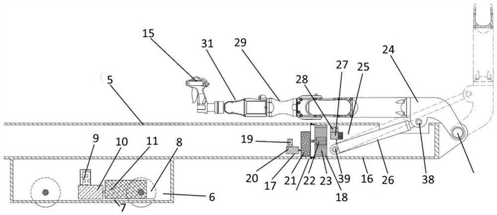 Orbital spraying robot