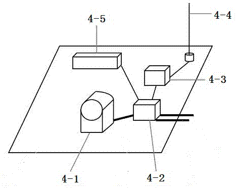 A measuring point spatial displacement measuring device and method based on ultrasonic principle